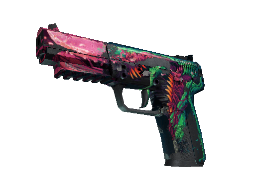 Five-SeveN | Hyper Beast (Battle-Scarred)