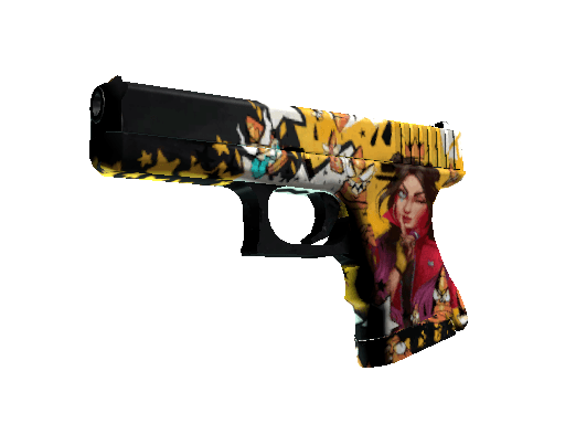 StatTrak™ Glock-18 | Bullet Queen (Well-Worn)