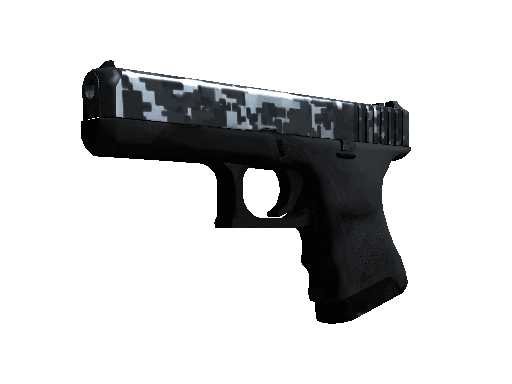 StatTrak™ Glock-18 | Steel Disruption (Minimal Wear)