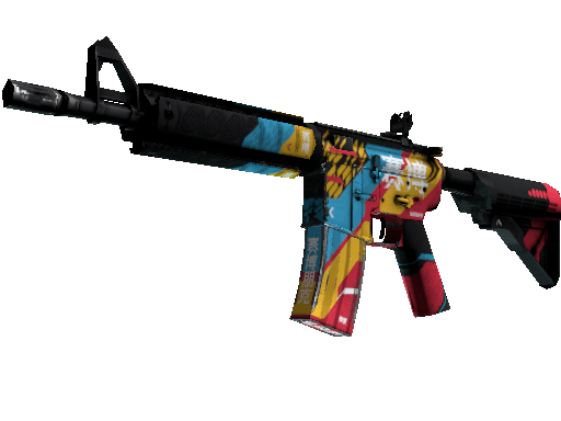 StatTrak™ M4A4 | Cyber Security (Well-Worn)