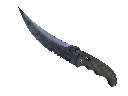 ★ StatTrak™ Flip Knife | Blue Steel (Minimal Wear)