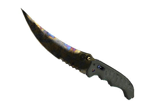 ★ StatTrak™ Flip Knife | Case Hardened (Battle-Scarred)