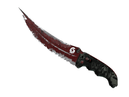 ★ StatTrak™ Flip Knife | Crimson Web (Battle-Scarred)