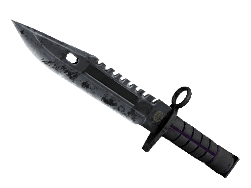 ★ StatTrak™ M9 Bayonet | Ultraviolet (Battle-Scarred)