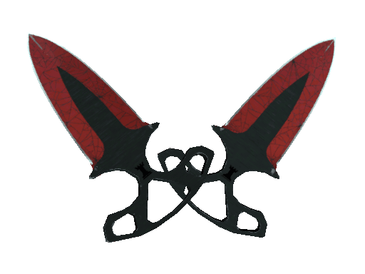 ★ Shadow Daggers | Crimson Web (Well-Worn)